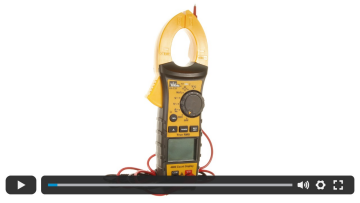 Clamp Meter 400A AC TRMS w/ NCVT & Temp 360° View