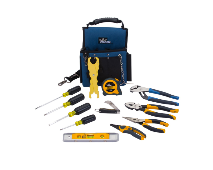 IDEAL 13-Piece Journeyman’s Kit w/Tote