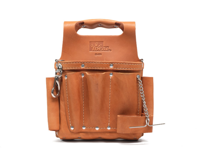 Tuff-Tote™ Tool Pouch w/Strap, Premium Tan Leather