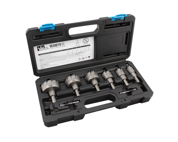 IDEAL Deadeye™ Carbide-Tipped Hole Cutter 8-Piece Kit