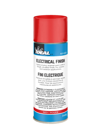 IDEAL Electrical Finish Red