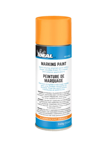 IDEAL Electrical Marking Paint Fluorescent Orange