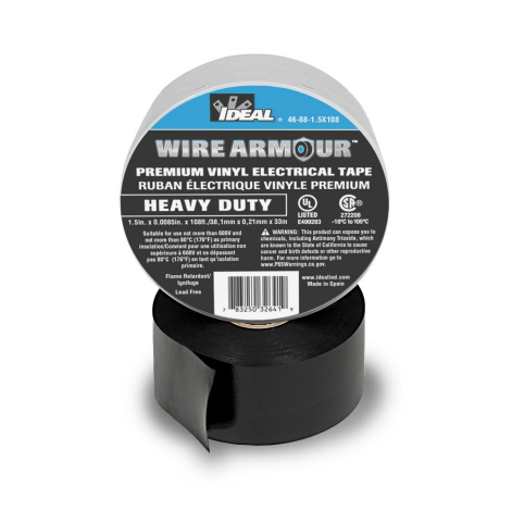 Wire Armour™ Heavy Duty 8.5mil Electrical Tape - 1-1/2" x 108'