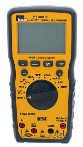 IDEAL Multimeter 1kV Auto Range LoZ Model 357