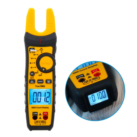 200A AC/DC TRMS Split Jaw Meter, TightSight, w/ Flashlight & NCVT
