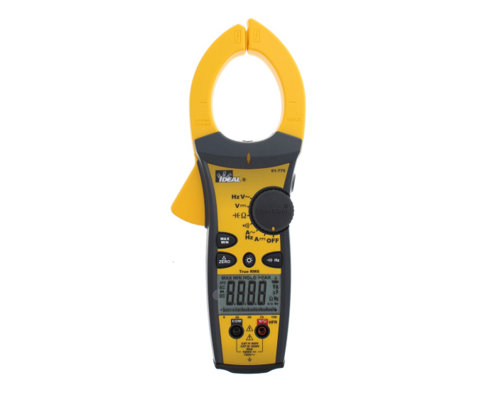 IDEAL TightSight™ Clamp Meter 1000A AC/DC TRMS