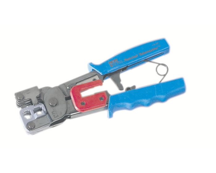 Ratchet Telemaster Modular Plug Crimp Tool