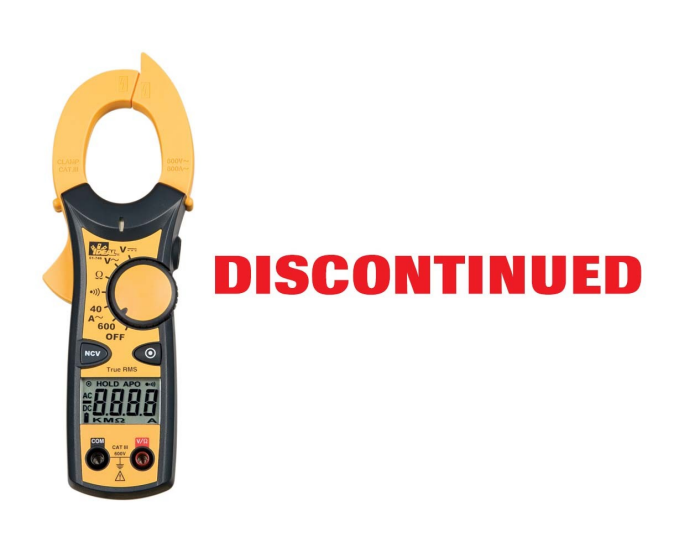 600A AC Clamp Meter w/TRMS - DISCONTINUED