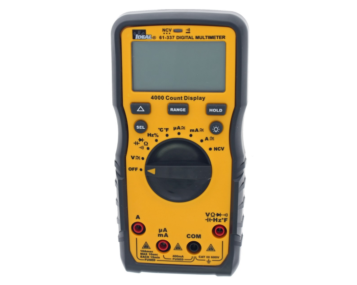 61-337 front view IDEAL Multimeter