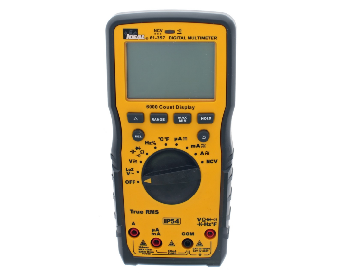 61-357 front view IDEAL Multimeter