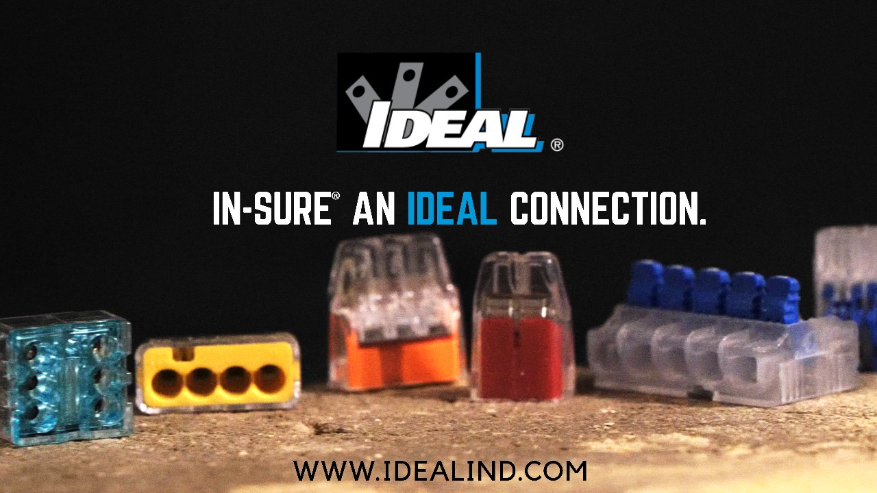 IN-SURE® WIRE CONNECTOR video featuring Push-In and Lever Connectors
